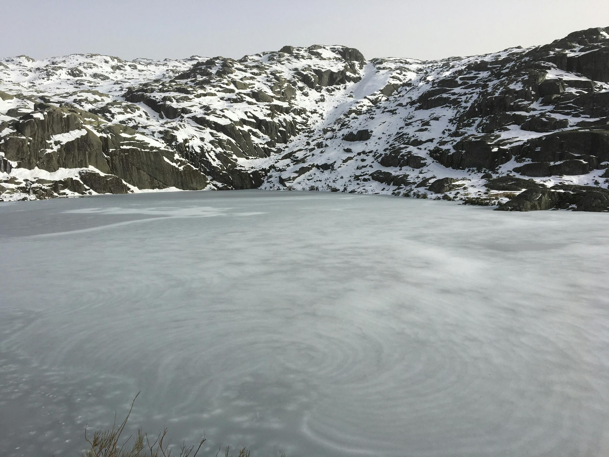 Vista del glaciar de Loriga.