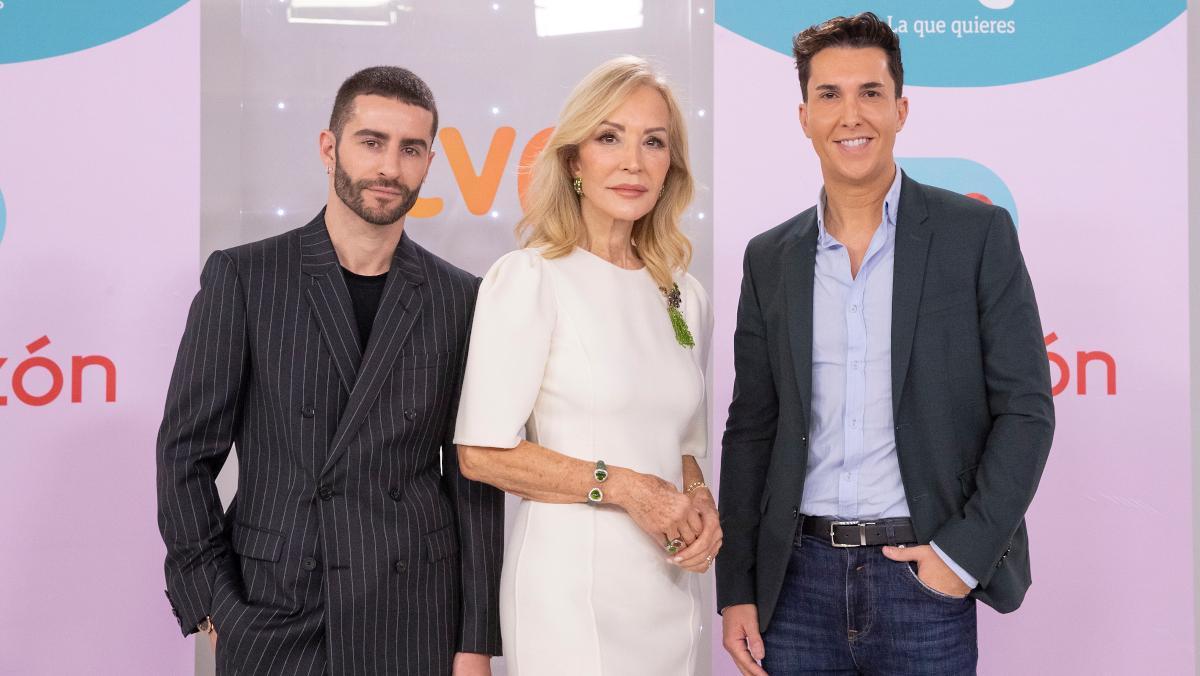 Carmen Lomana, Pelayo Díaz y Omar Suárez, colaboradores de 'DCorazón'