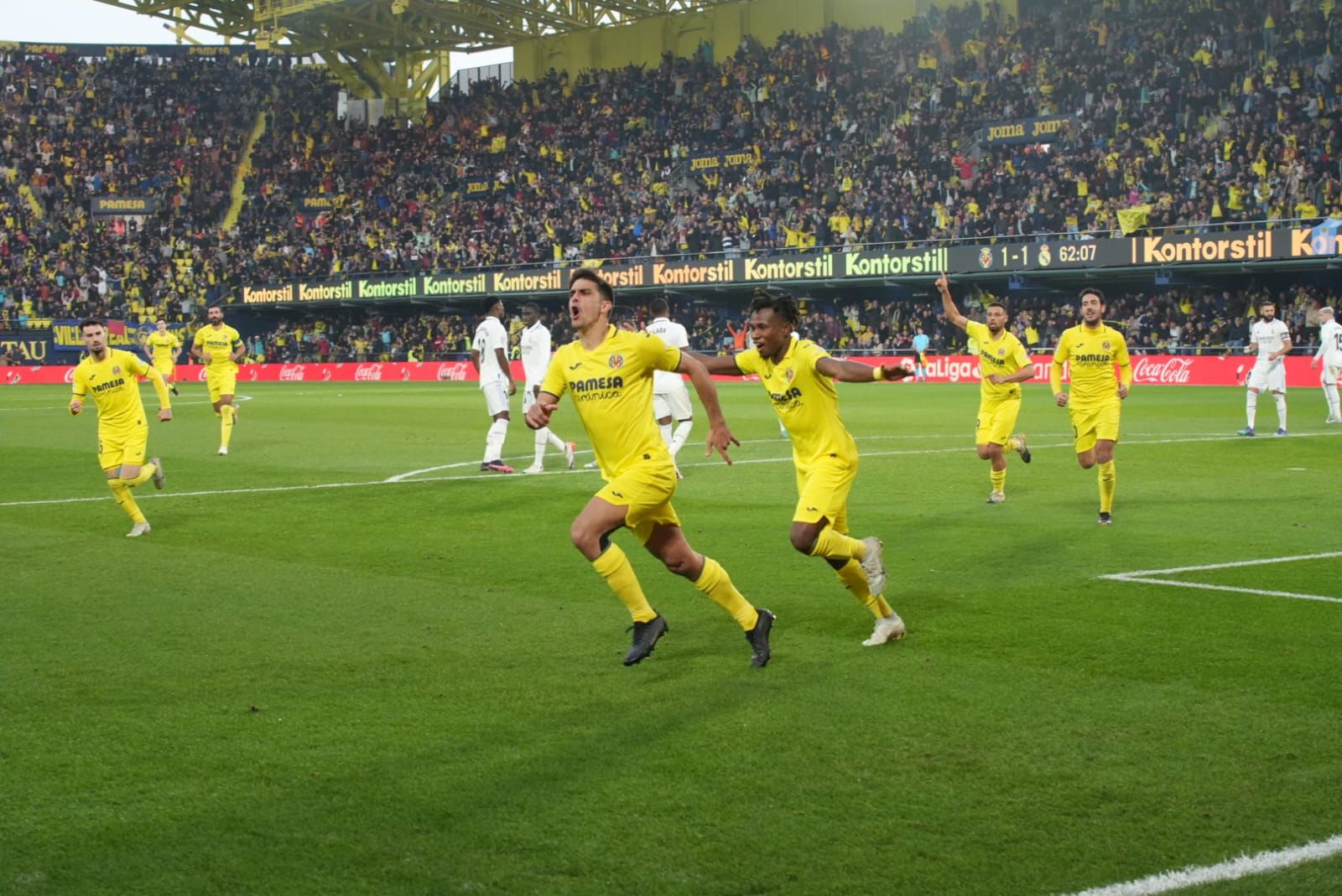 Las mejores imágenes del partido del Villarreal vs Real Madrid