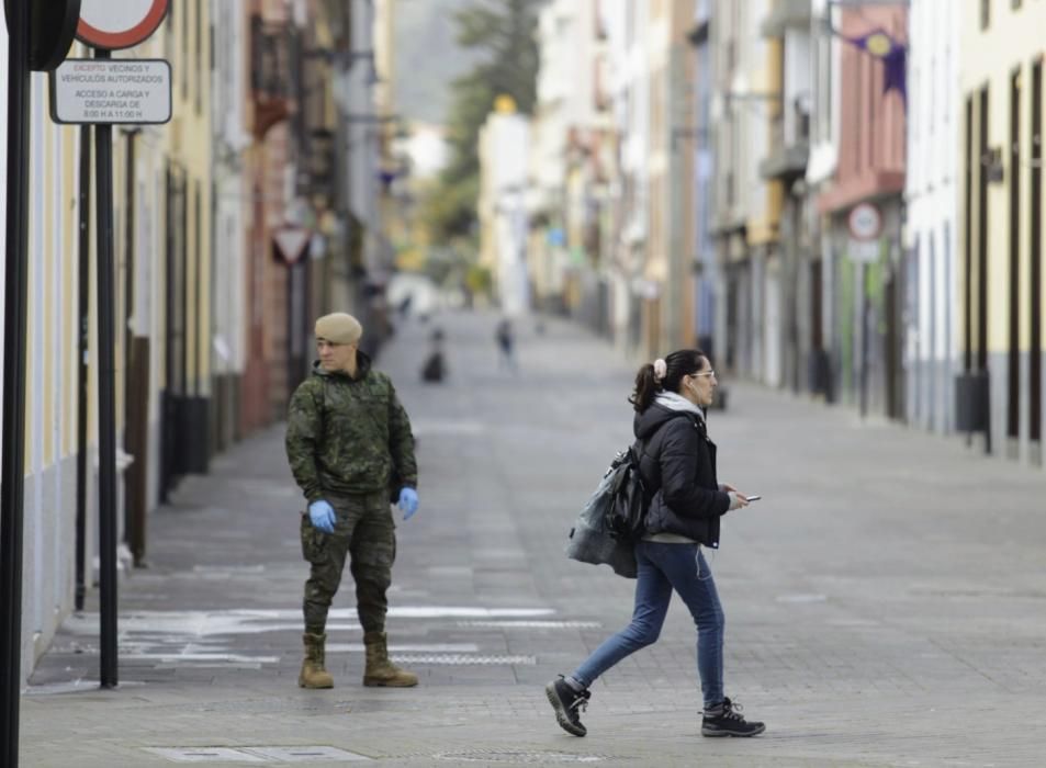 Militares en La Laguna