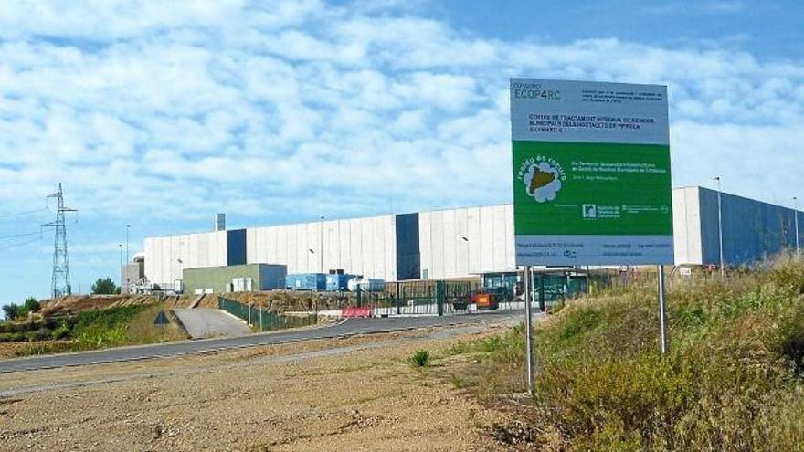 Instal·lacions de l&#039;ecoparc ubicat als Hostalets de Pierola, municipi veí de Masquefa