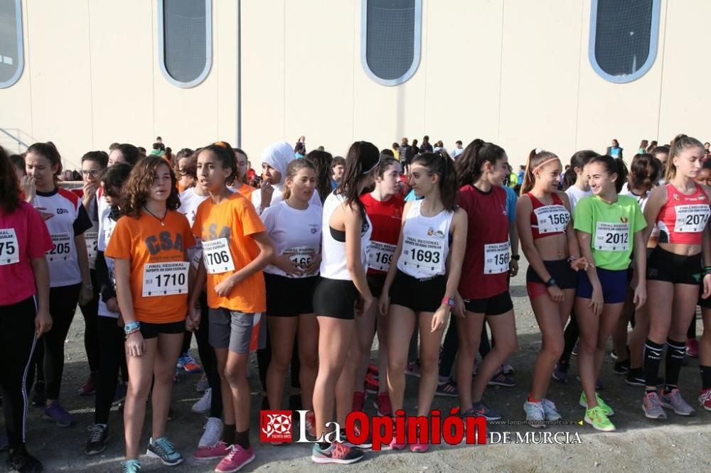 Final Regional de Cross Escolar: cadetes