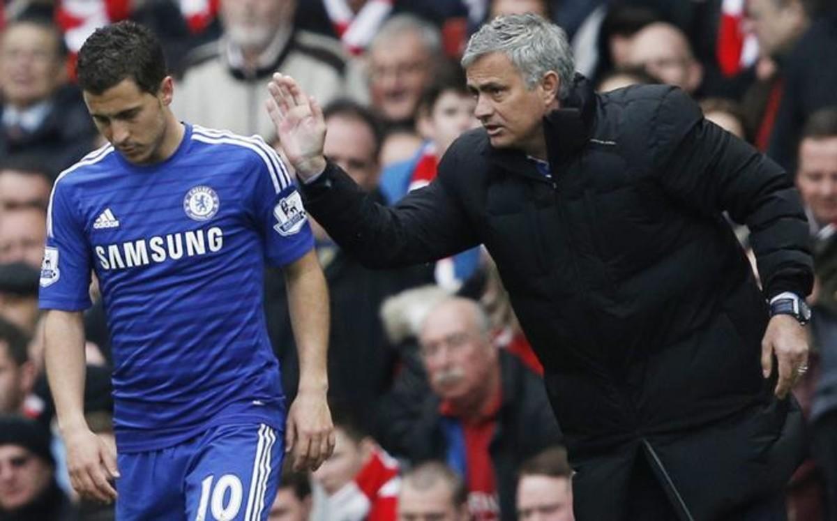 La relación entre Mourinho y Hazard acabó deteriorándose