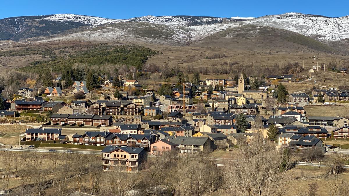 El poble de Bolvir,  a la Cerdanya