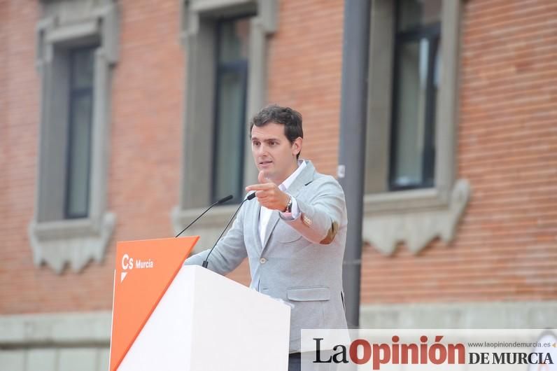 Albert Rivera, líder de Ciudadanos, en Murcia