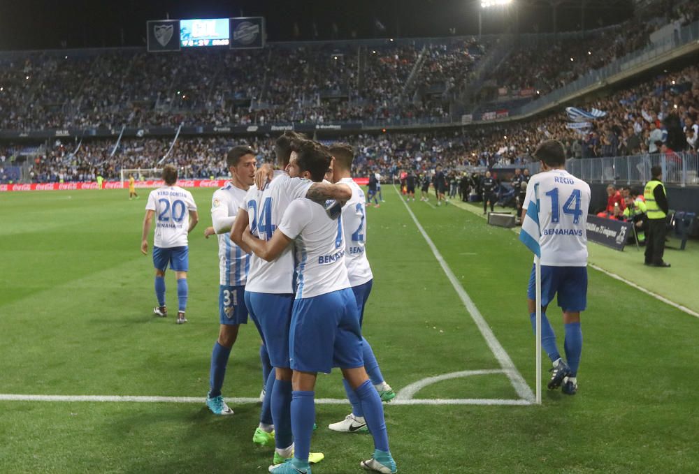 El conjunto de Míchel continúa con su buena racha y supera al Sevilla en el derbi andaluz en un partido loco con seis tantos