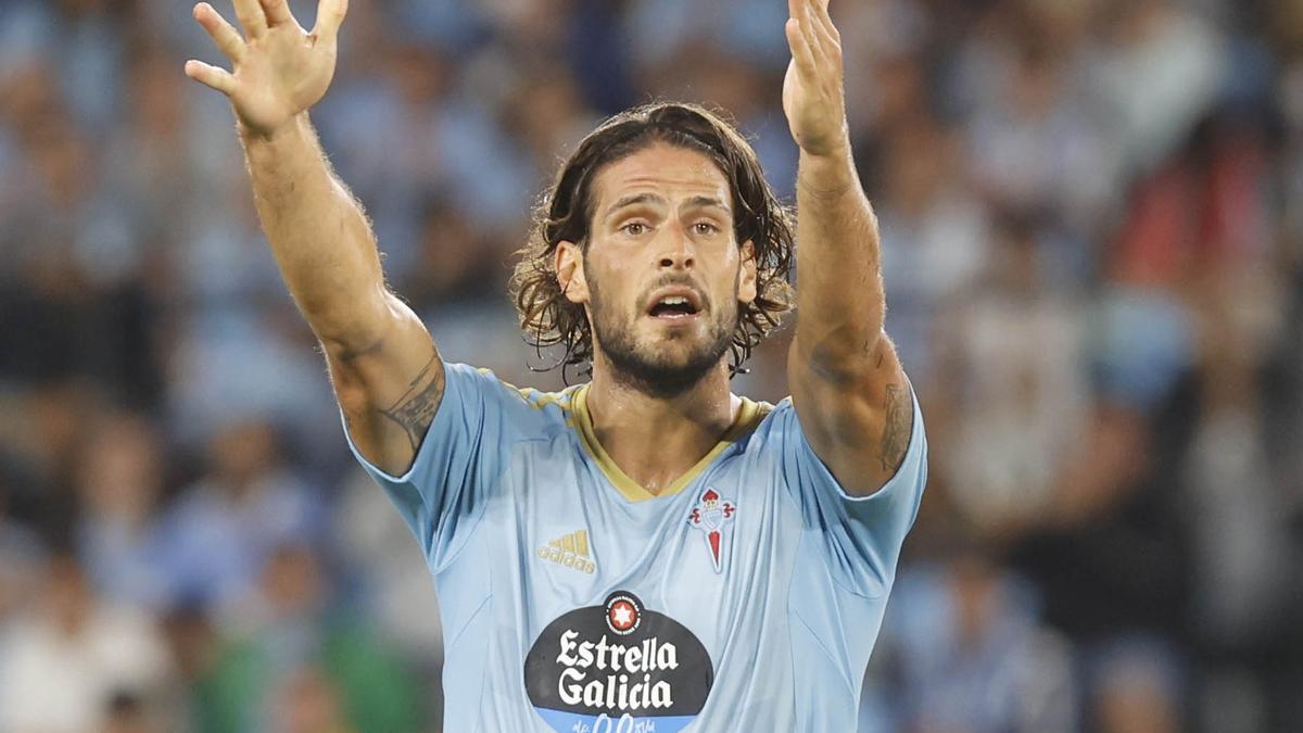 Gonçalo Paciencia, en el partido contra el Real Madrid