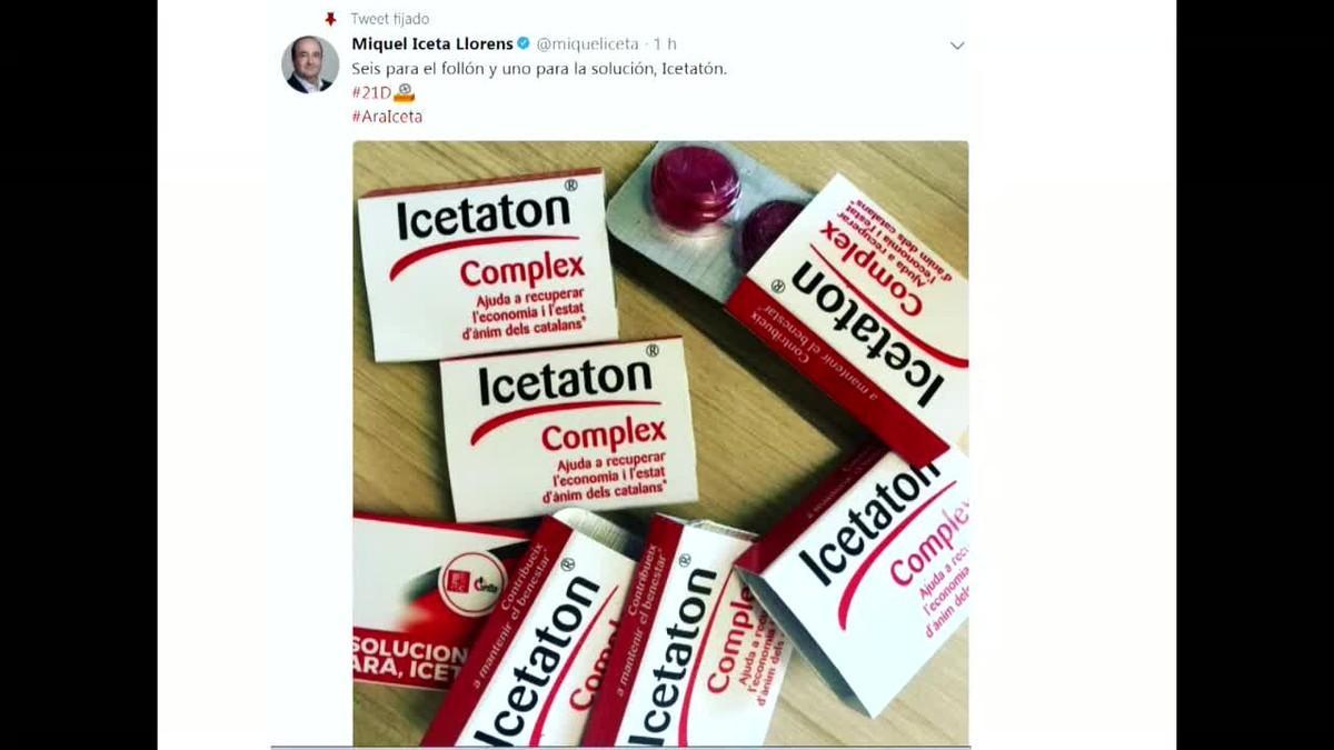Iceta llança les pastilles Icetaton per aixecar el vot del PSC