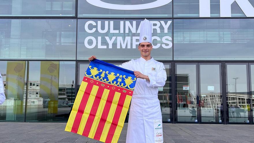 Un joven chef de Alberic, seleccionado en &quot;la Roja de la cocina&quot; que representa a España en las olimpiadas de la gastronomía