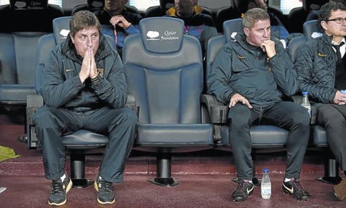 RESPECTERoura i Altimira, amb la cadira buida durant la baixa del tècnic.