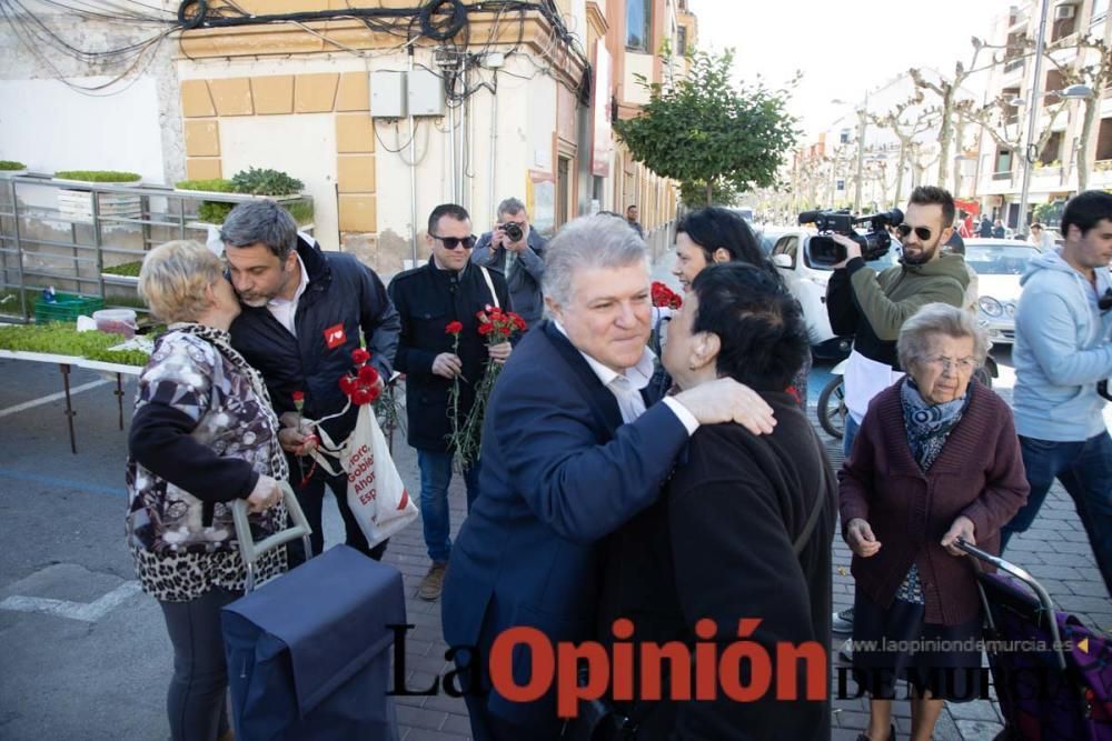 Joaquín López visita Calasparra junto al alcalde J