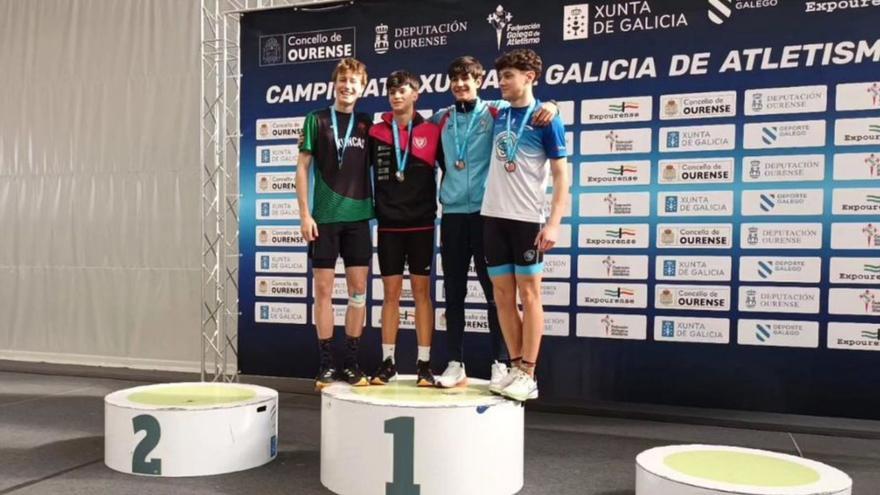 Uno de los podios En Ourense. | FdV