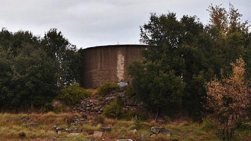 Dipòsit d&#039;aigua potable de cal Blau a Gironella, ahir