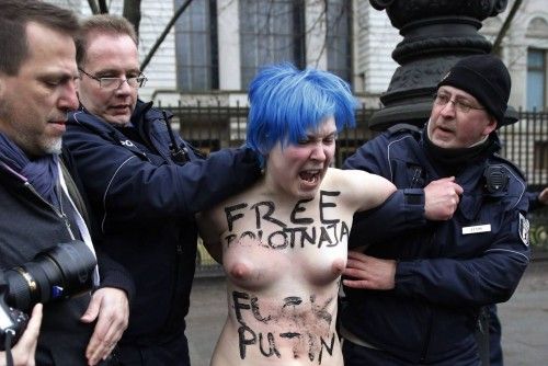 Las Femen, contra Sochi 2014