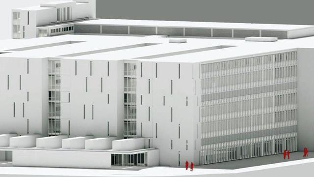Infografía del futuro Hospital de Cabueñes. |