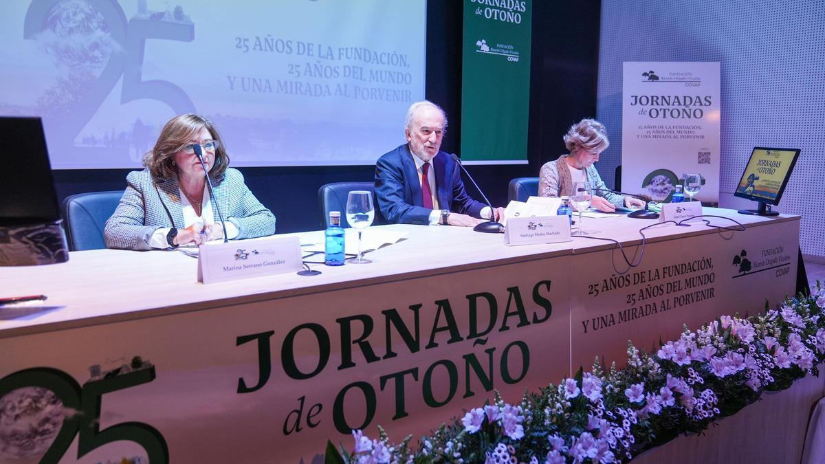 Marina Serrano, Santiago Muñoz Machado e Isabel García Tejerina.