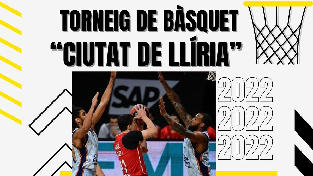 Cartel Torneo Basket Ciutat de Llíria 2022