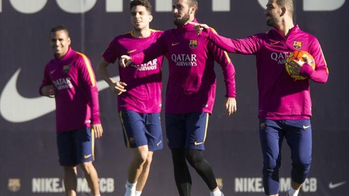 El Barça preparó el derbi de Copa