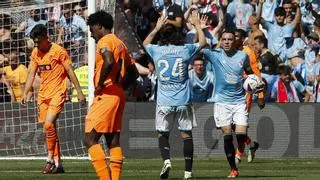 Celta y Valencia dicen adiós a la temporada con un festival de goles