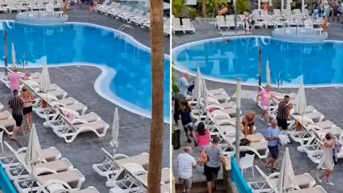 VIRAL CANARIAS VERANO: "Batalla campal por la comodidad": la carrera por  hacerse con una hamaca VIP en un hotel de Canarias