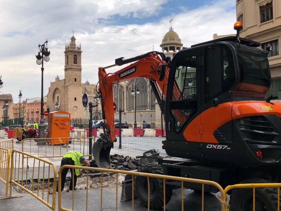 Obras del aparcamiento de Brujas