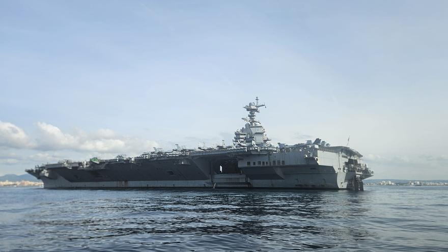 El portaviones Gerald R. Ford, de Mallorca a liderar el ataque de EEUU a Venezuela