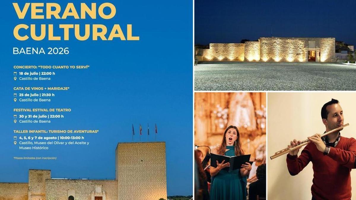 Programación cultural para el verano en Baena.