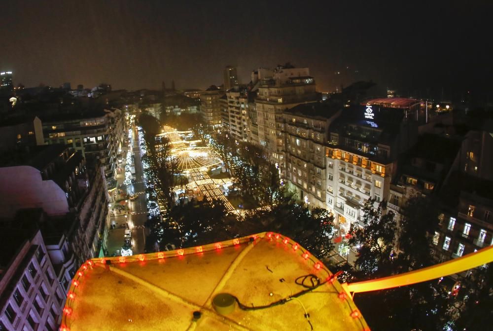 La Navidad de Vigo, desde 62 metros