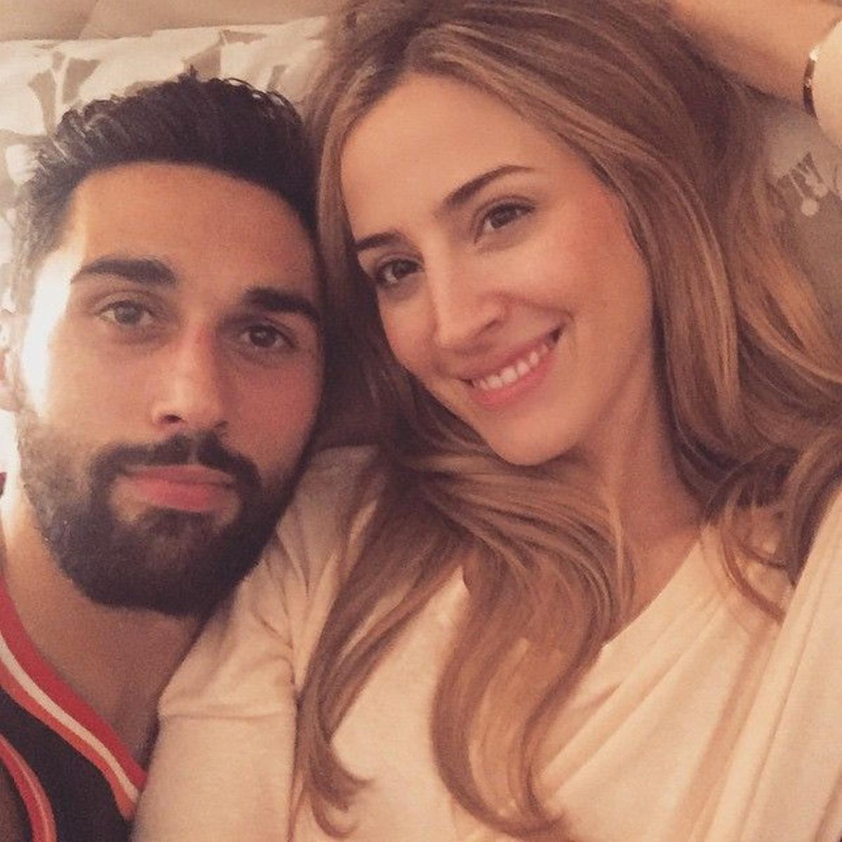 Álvaro Arbeloa y Carlota Ruiz en Instagram