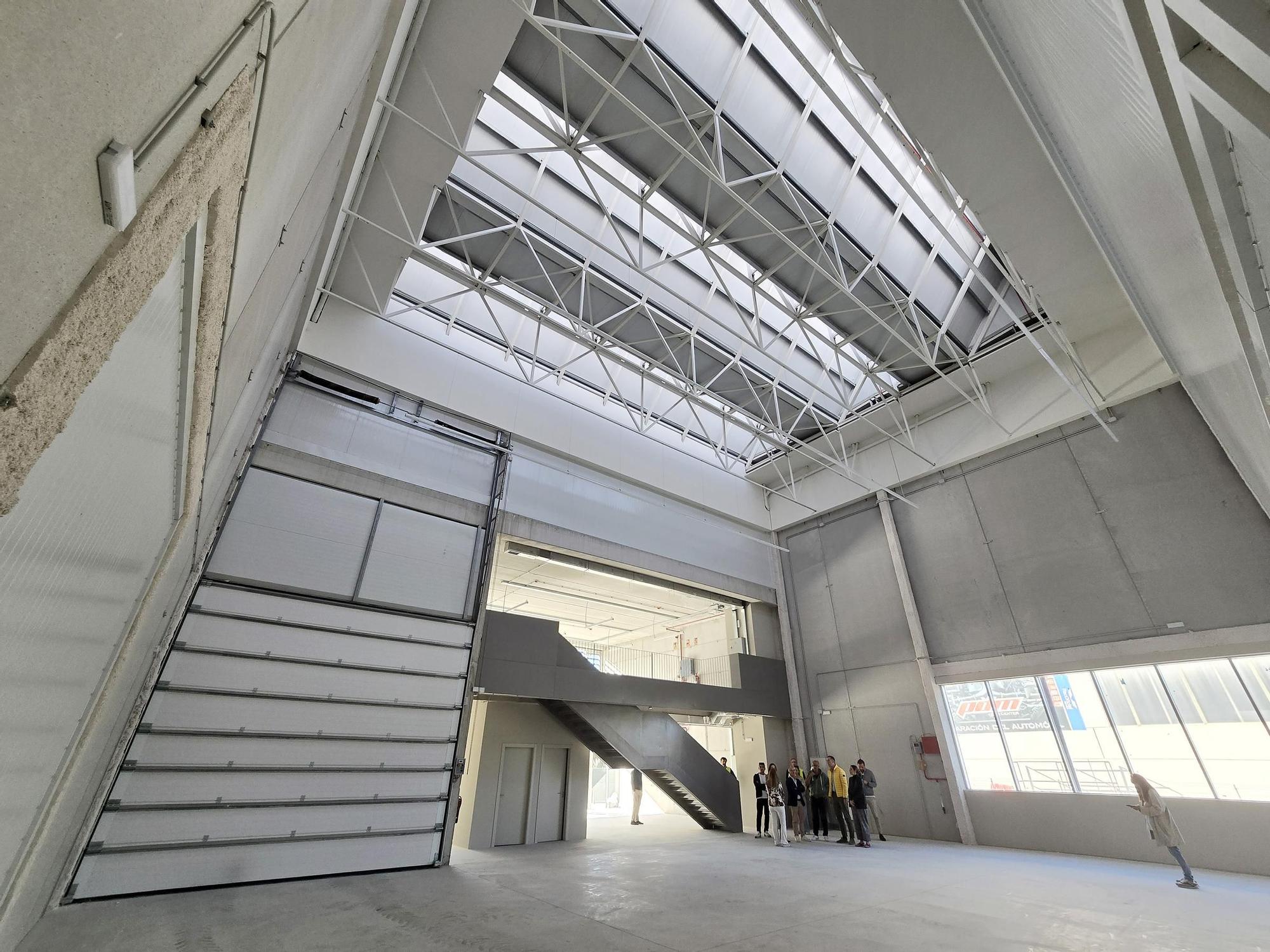 Visita a las nuevas naves de la Zona Franca para empresas tecnológicas en Pordo do Molle