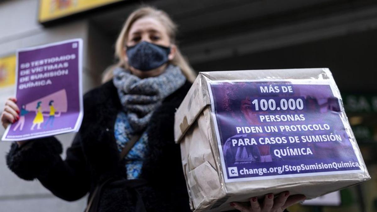 Petición para la creación de un protocolo para los casos de &quot;sumisión química&quot; en el Ministerio de Justicia.