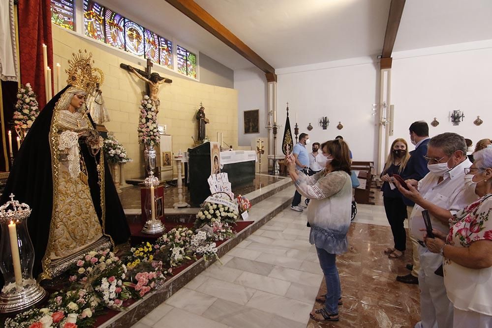 La Virgen de la Soledad ya está en la parroquia de Guadalupe