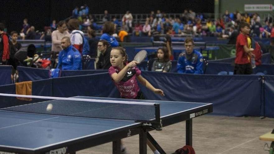 Una de las participantes en el Campeonato Zonal Norte que se disputa en Silleda. // Bernabé/Ana Agra