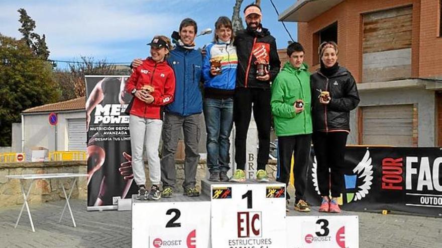 Podis masculí i femení de la prova de circuit Arcs de Sant Vicenç