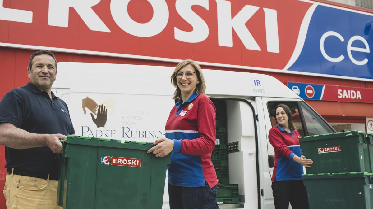 En los últimos 5 años, Vegalsa-Eroski donó 4.500 toneladas de alimentos a través de fondos propios.