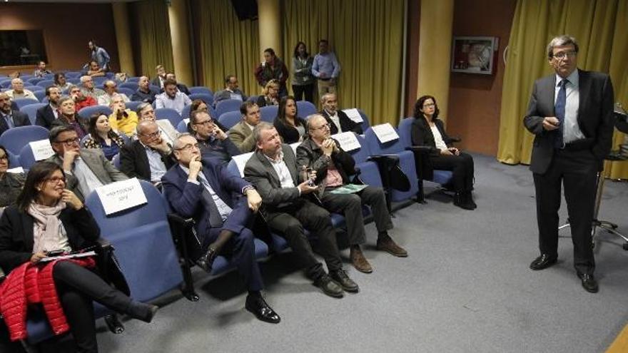 Aurelio Martínez durante la presentación