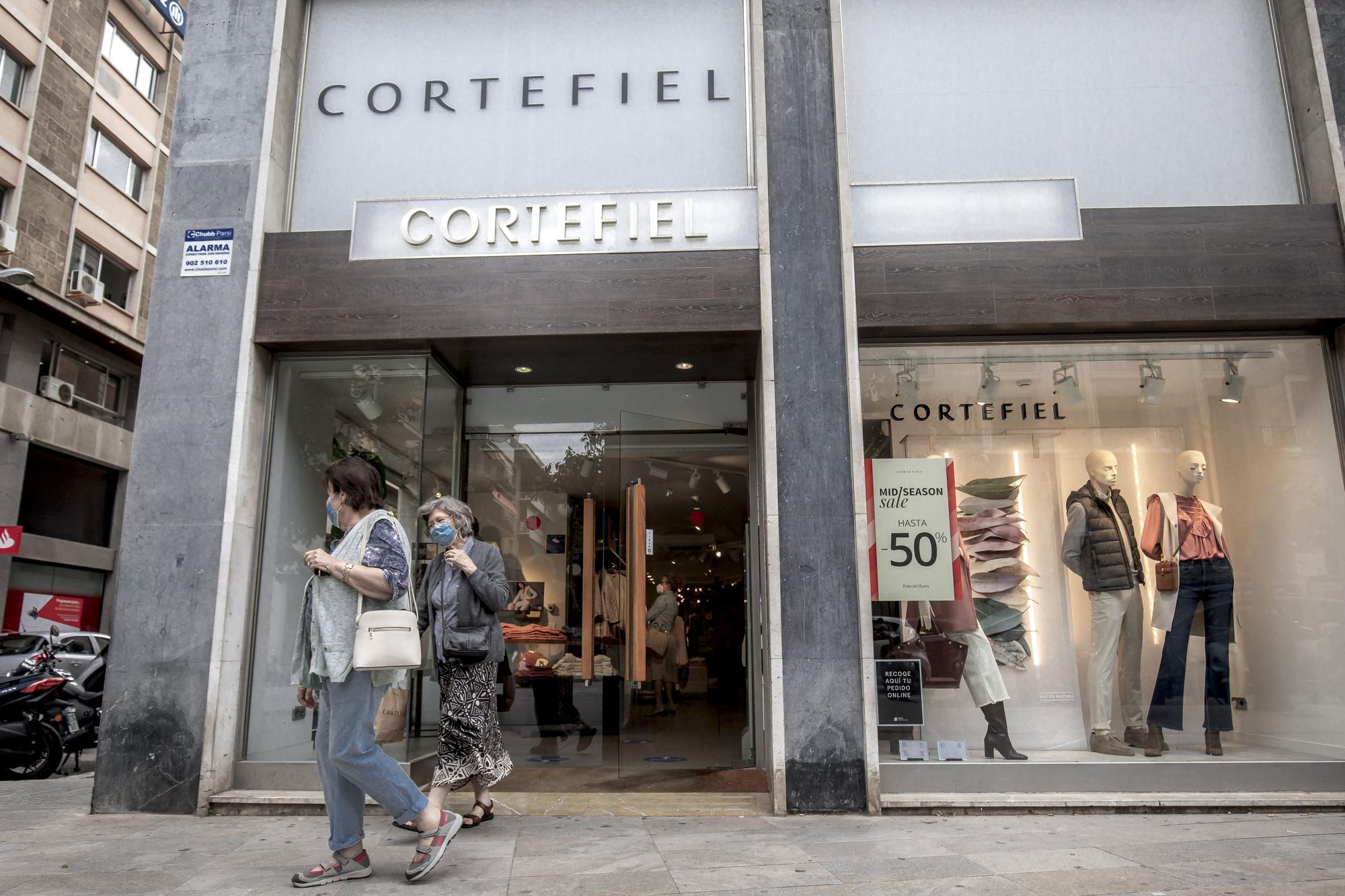 Cortefiel cierra su tienda de Jaume III en Palma