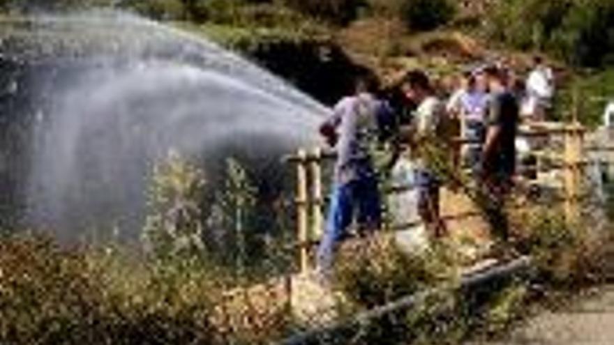 La CHT bombeará agua hoy a los 7 pueblos de Rivera de Gata
