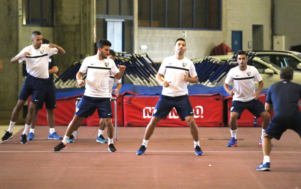 Primer entrenamiento del Málaga CF 2016/17