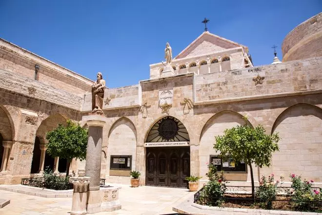 La Basílica de la Natividad, la iglesia levantada donde nació Jesús
