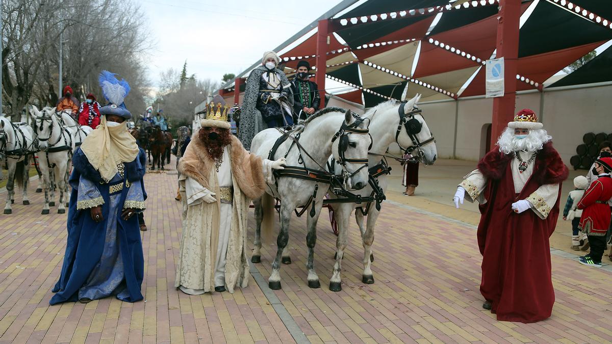 Cabalgata de Reyes Magos de Montilla del año 2021.