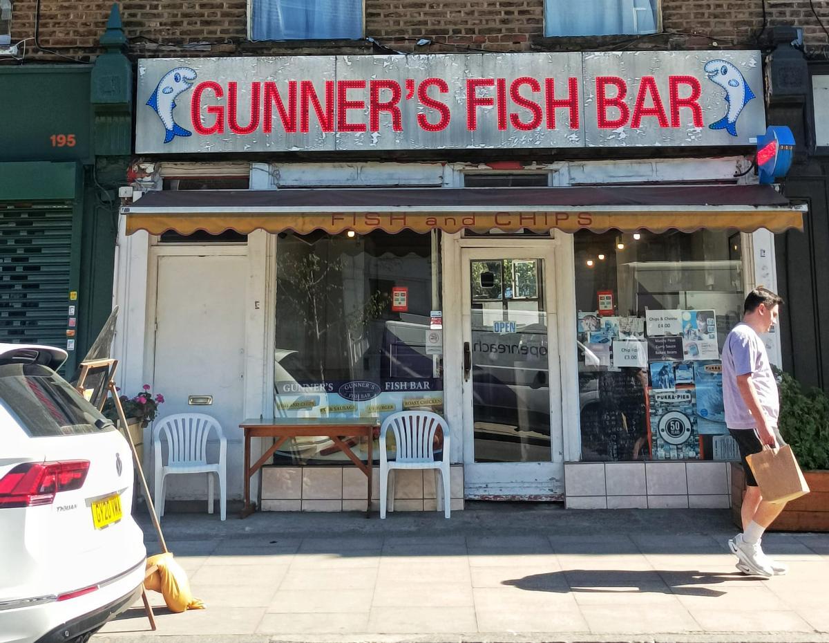 Imagen de un restaurante de pescado en Highbury, Londres