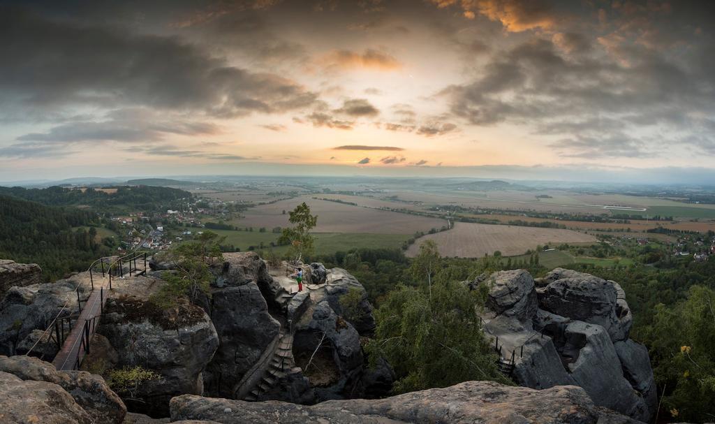 Drabske svetnicky, las ruinas de un castillo de piedra del siglo XIII