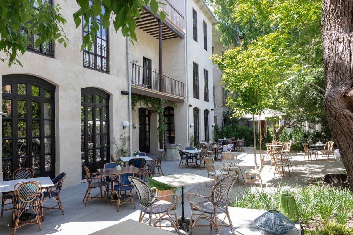 La terraza del Restaurante Botànic es una auténtica delicia para los sentidos