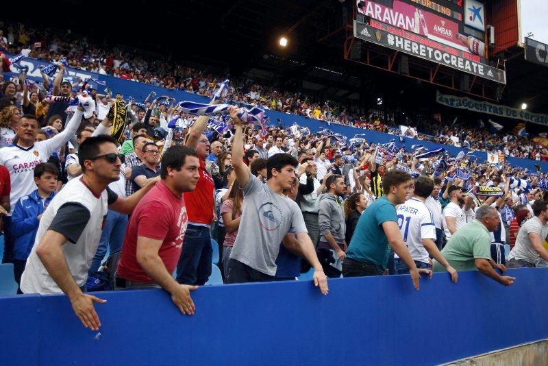 La afición eleva al Real Zaragoza