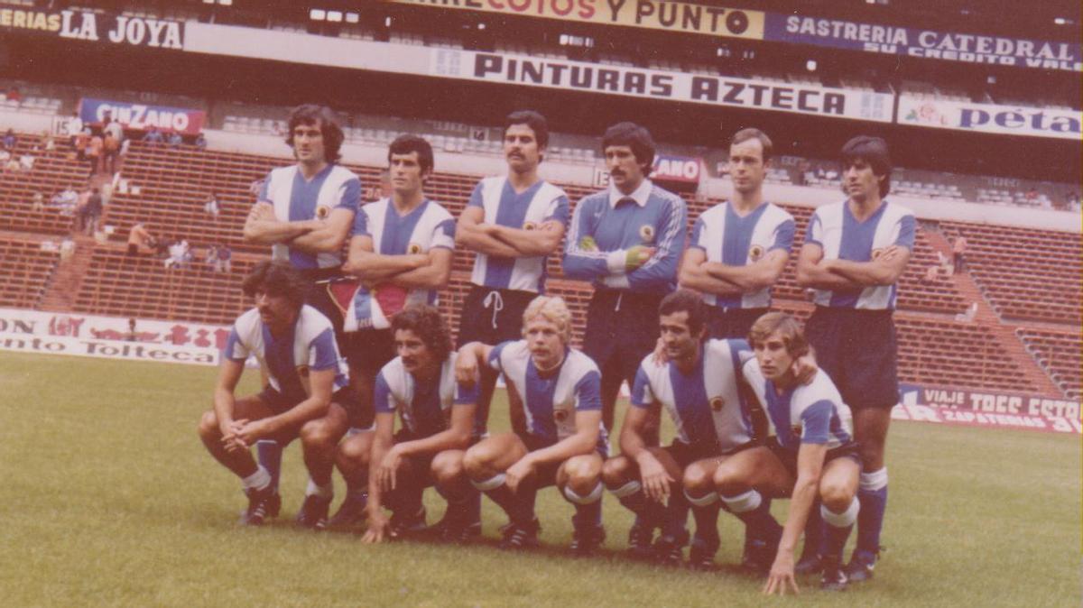 El Hércules de 1979, en el estadio Azteca donde este viernes se inaugura el Mundial.