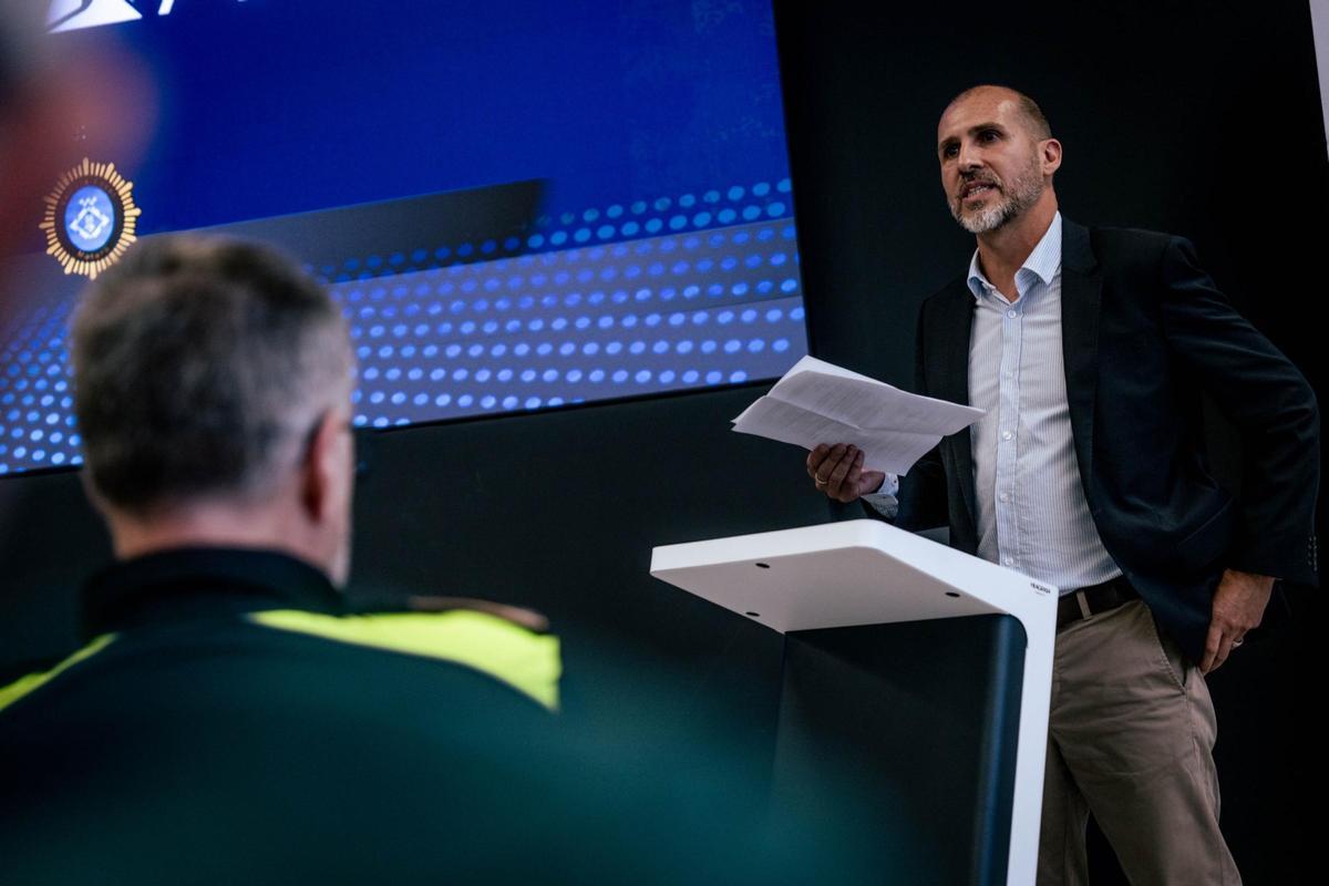 Francesc Minguillón, CEO y fundador de Alphanet, durante la presentación del sistema Fusus en Mataró