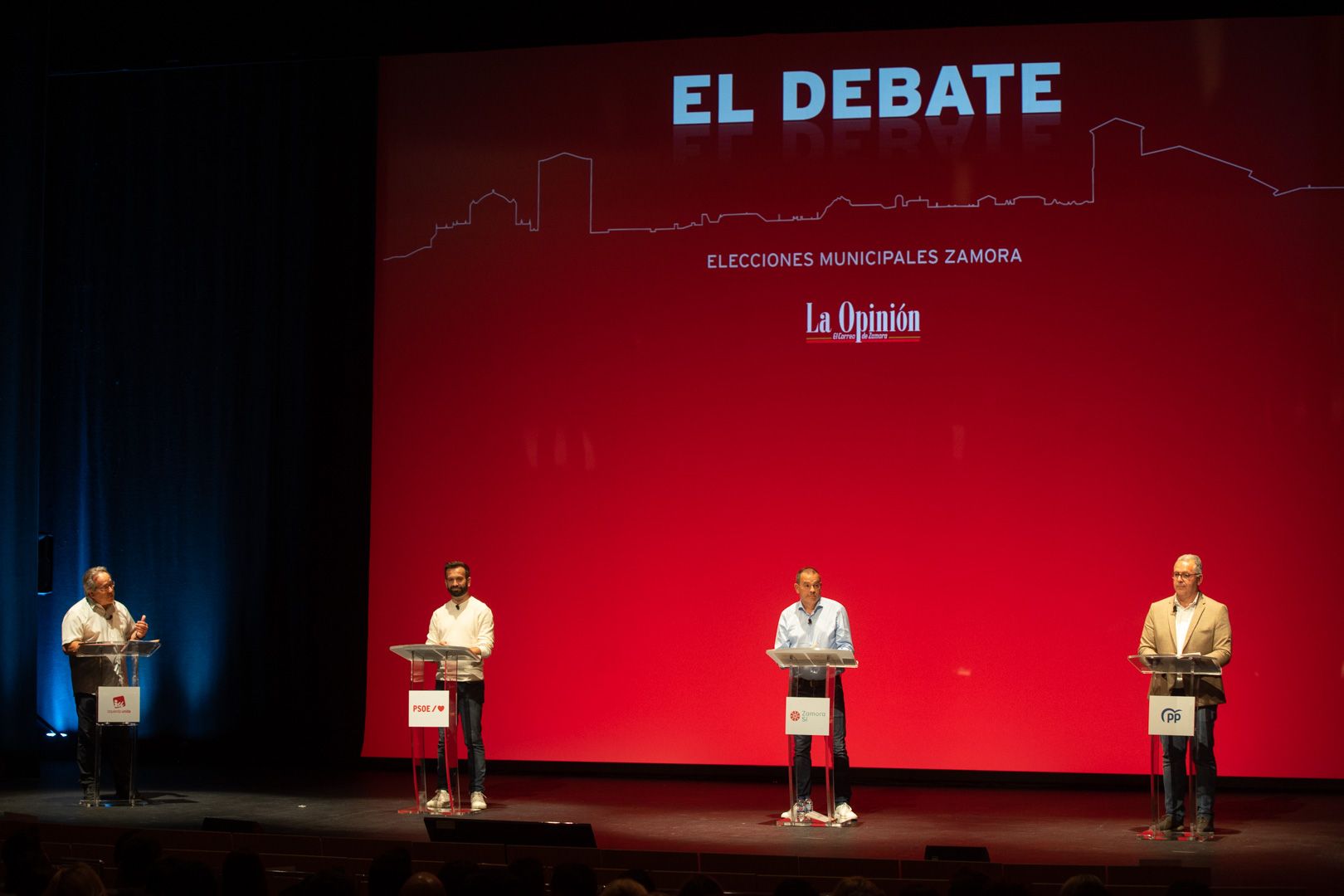 GALERÍA | El debate electoral de Zamora, en imágenes