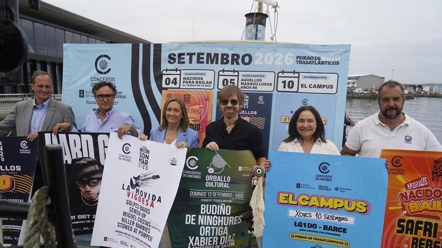 Reconocido talento gallego, bandas emblemáticas de los años 90 y referentes de la música disco se reúnen en 'Son e Mar', el nuevo festival gratuito de Vigo