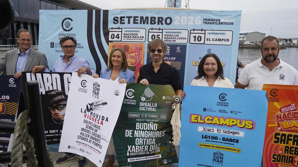 Presentación del cartel definitivo del nuevo festival Son e Mar, en Vigo.
